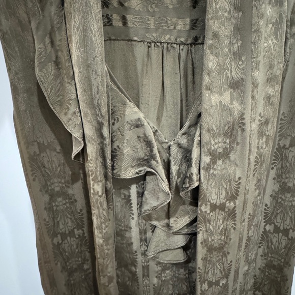 Rachel Zoe size 2 olive green dress - Picture 4 of 5